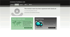 Desktop Screenshot of croisieres-bordeaux.com